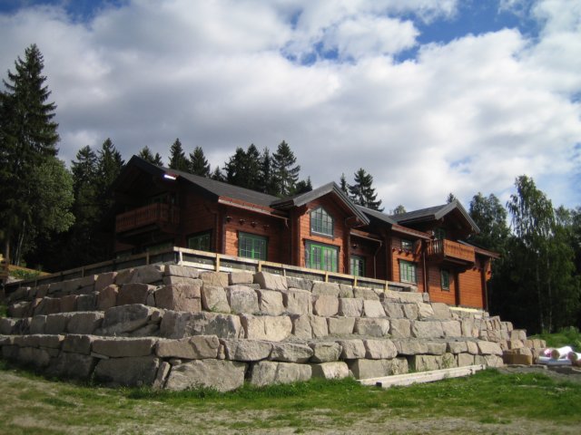 log home restaurant and skicenter sweden blockhaus restaurant und ski center schweden