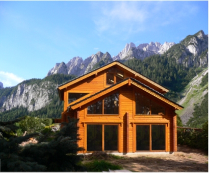 log home of the buddha over 4000 sq.ft.  luxus blockhaus villa  